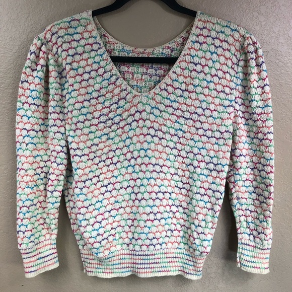 Cutest little vintage knit sweater!! - Picture 1 of 8